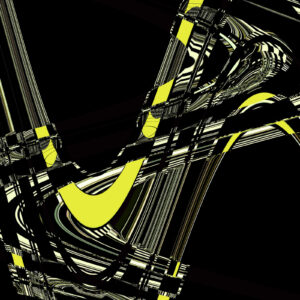 Frequencies #7: Black & Yellow <br>  Limited Edition Digital Print