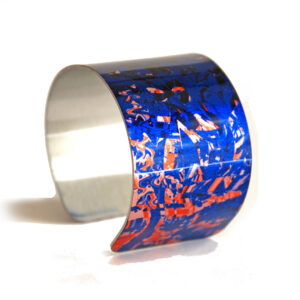 Aluminum Cuff: Badlands Plaid <br> Limited Edition Bracelet
